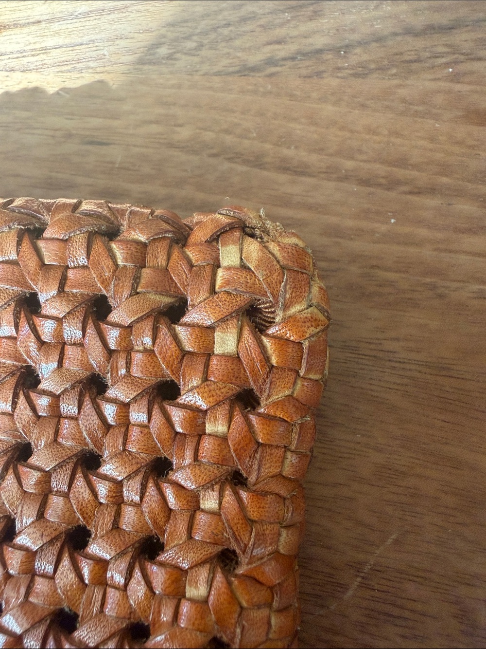 Clare V. Woven Leather Crossbody Pouch - Picture 7 of 7